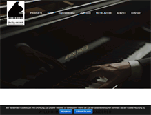 Tablet Screenshot of klaviere-angerer.at